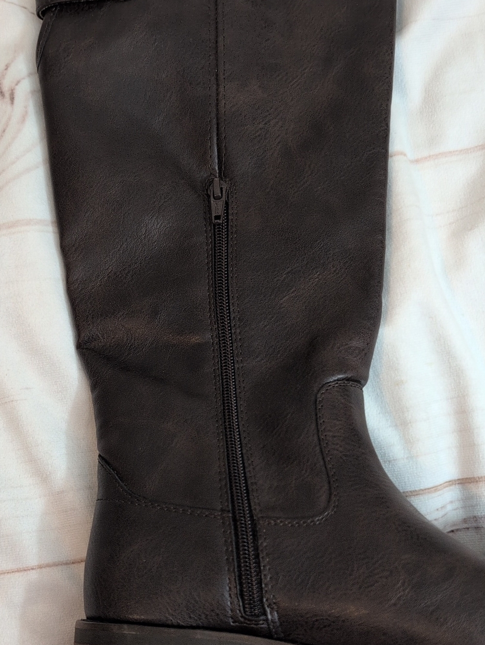 Frye And Company Kellie Button Tall Knee High Dark Brown Boots Size 7 View 6